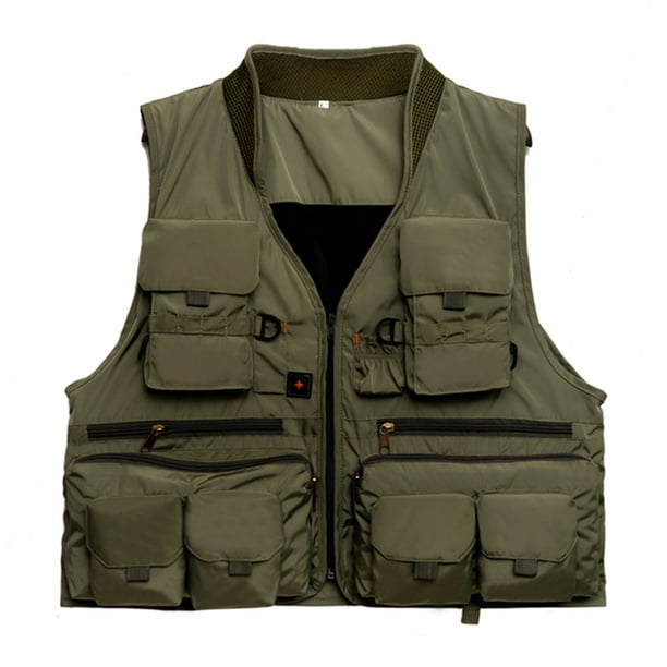 Amdohai Quick Dry Fly Fishing Vest Breathable Fishing Jacket With Mesh Lining For Angler Other L