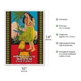 thumbnail image 2 of Honolulu Hawaii Broom Factory - Hawaiian Hula Girl - Vintage Advertising Poster c.1950s - Master Art Print 10in x 14in, 2 of 4