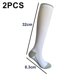 thumbnail image 2 of Dinheiro Calcetines de compresión para correr de 20 a 30 mmHg, calcetines de compresión para hombres y mujeres, color blanco, 2 of 5