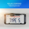 thumbnail image 3 of TYPE S Solar Powered Wireless Backup Camera with Backup Proximity Sensor License plate frame design, 3 min installation, universally compatible 6” HD dashboard monitor with motion sensor activation, 3 of 7