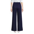 thumbnail image 2 of Lands' End Women's High Rise Crisp Poplin Chino Wide Leg Pants, 2 of 3