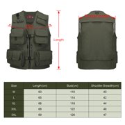 Fishing Photography Vest Summer Multi Pockets Mesh Jackets Quick