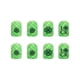 thumbnail image 2 of 24 piezas de armadura de rayas verdes del Día de San Patricio para uñas postizas, 2 of 9