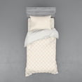 thumbnail image 2 of Oriental Duvet Cover Set, Themed Snowflake Like Floral Mandala Look Motif Repetition, Bedding Set with Shams and Fitted Sheet, 3 Sizes, by Ambesonne, 2 of 3