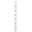 Nickel Plated Finish, variant on B&P LampĀ® Steel Decorative Chain W/White Finish, 3 Ft. Length
