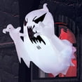 thumbnail image 1 of FT Halloween Inflatable Scary Ghost Outdoor Decoration Inflatable Window Breaker Decoration with Rotating Purple LEDs Blow Up Ghost Halloween Window Decor for Party Garden Yard Deco, 1 of 8