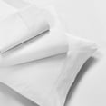 thumbnail image 5 of Superior 3-Piece 600 Thread Count Cotton Blend Deep Pocket Sheet Set, Twin, White, 5 of 7
