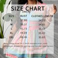 thumbnail image 4 of ZOELNIC Women's Printed Collar Button Down Dress - Puff Short Sleeve Mini Shirt Dress, S, 4 of 6