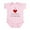 Petal Pink, variant on CafePress - I Love Grandma & Grandpa Infant Bodysuit - Baby Light Bodysuit, Size Newborn - 24 Months