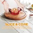 thumbnail image 4 of 1 Piece 4.72 Inch Stainless Steel Apple Corer Slicer 12 Sharp Blades Anti Slip Handle Fruit Divider, 4 of 8