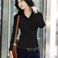thumbnail image 3 of Blusas Casuales Para Mujer Camisa Blanca De Manga Larga, 3 of 4