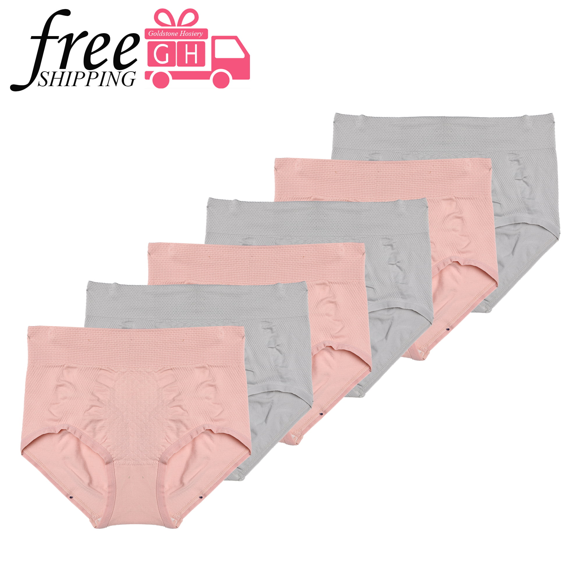 Plus Size XXXL Sheer Nylon Panties Briefs Underwear Men Lady Comfort Diaper Lot