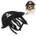 thumbnail image 1 of Sombrero Pirata de Mascotas, Diseño Exquisito de Color Brillante de Alto Brillo Jugando Sombro Pirata para Perros para vacantes para Halloween para viajar para la fiesta, 1 of 7