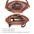 thumbnail image 5 of Dasein Women Lightweight Crossbody Bags Soft Vegan Leather Messenger Bag Shoulder Bag Travel Purse, 5 of 8