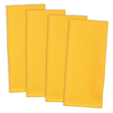 

Harvest Moon Solid Waffle Dishtowel Set - Set of 4