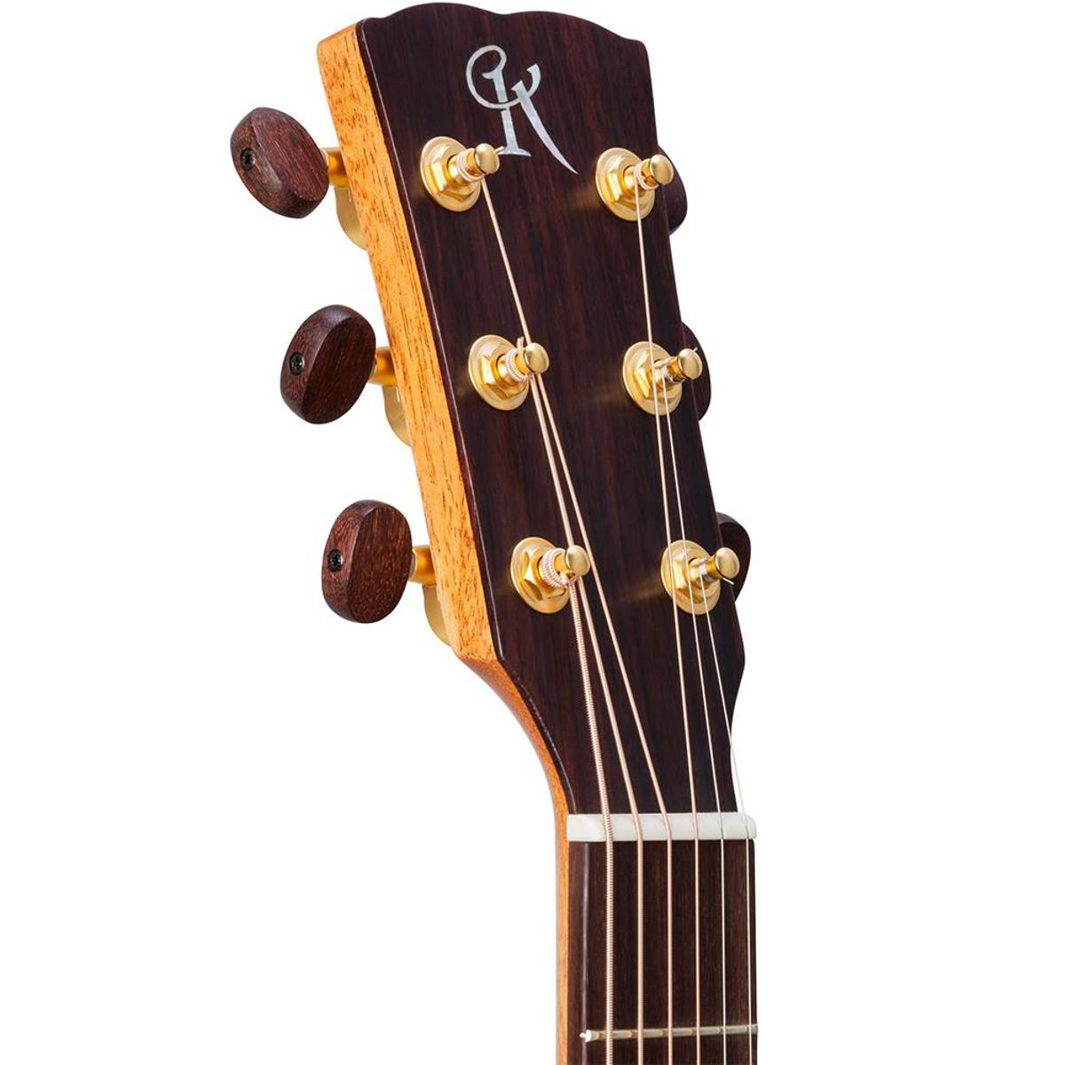 Kremona Steel String Series M20 D-Style Acoustic Electric Guitar with Hardshell Case, Rosewood Fingerboard