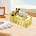 thumbnail image 4 of Storage Box Storage Containers Tissue Box Organizer, High-Grade Desktop Storage, Multi-Function Remote Control Holder, Acrylic Coffee Table Decor, Split-Part Design, 4 of 6