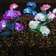 thumbnail image 5 of Matsuzay Luces solares LED de acero inoxidable para decoración de patio al aire libre iluminación hermosa y vívida Jardín y Patio blanco, 5 of 6