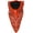 Orange, variant on Schampa & Dirt Skins Facefit Facemask (One Size Fits Most, Paisley Blue)
