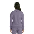 thumbnail image 3 of Natural Uniforms Women’s Zip-Front Warm-Up Jacket – 4-Way Stretch, Moisture-Wicking, Contemporary Fit–Medical Scrubs Jacket (Charcoal, Small), 3 of 7