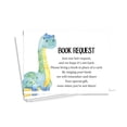 thumbnail image 1 of Inkdotpot 30Dinosaur Jungle Animals Baby Shower Book Request Cards Bring A Book Instead Of A Card Baby Shower Invitations Inserts Games, 1 of 6