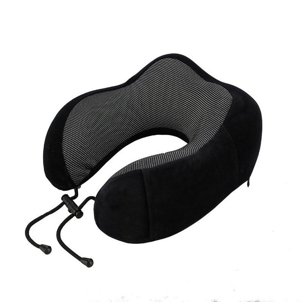Almohada en forma de U Almohada cervical de algodón con memoria Almohada protectora para el cuello Almohada cervical en forma de U Almohada de viaje Almohada cervical de tela magnética Almohada