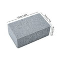 thumbnail image 3 of Griddle Grill Brick BBQ Barbecue Scraper | Pumice Stone Cleaning Block | Odorless Non-Scratch | Removes Grease, Residue, Stains | Slip Grip Design | 10x7x4 cm | 1 Pack | Grill Cleaning Tool, 3 of 8