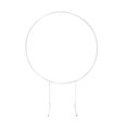 thumbnail image 1 of AMLESO Wedding Arch Frame Heavy Duty Round Wedding Circle Backdrop Stand Frame Thickend White 1.2m 4 Pipe, 1 of 8