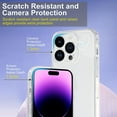 thumbnail image 3 of Case for iPhone 14 (6.1 inch), TPU Shockproof Phone Cover for iPhone 14 Camera Protection Cover for Women Girls, White Heart, 3 of 14