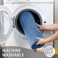 thumbnail image 4 of Evlmd Bathroom Rugs, Shaggy Soft and Absorbent Bath Rug, Non-Slip, Thick Plush Machine Washable Dry Bath Mats for Bathroom, Tub and Shower, 32" x 20", 4 of 7