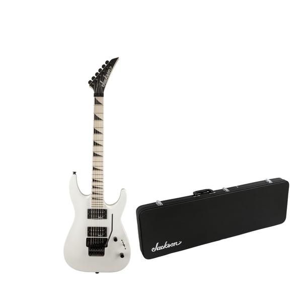 Guitarra eléctrica Jackson JS32 DKAM de 6 cuerdas Snow White, paquete