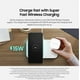 thumbnail image 2 of Cargador inalámbrico Samsung Duo de 15 W con cable USB C 2022 blanco, 2 of 6