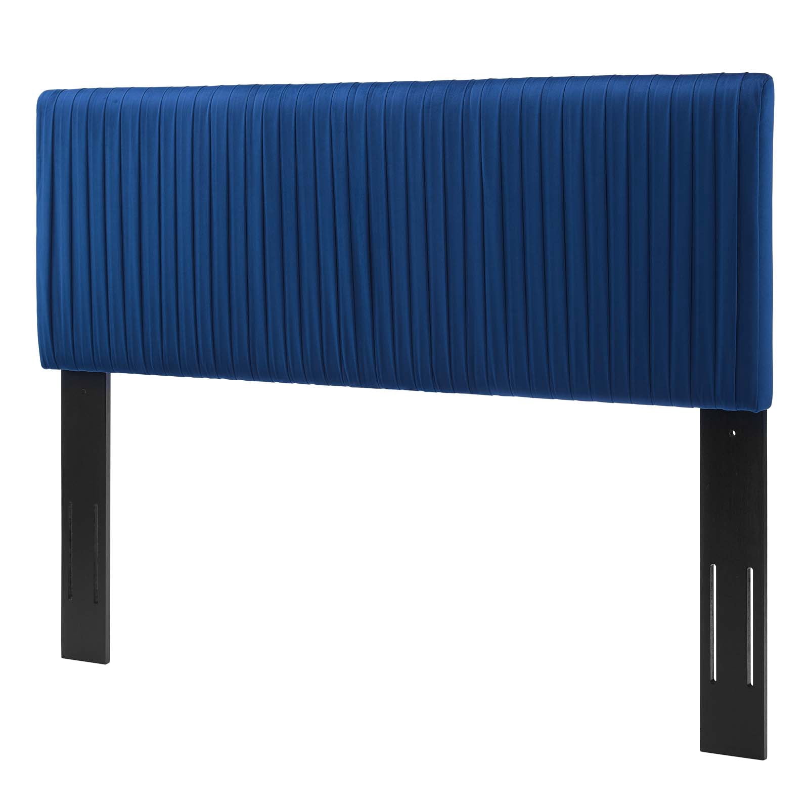 Tufted Headboard, Full Queen Size, Velvet, Blue Navy, Modern ...
