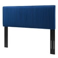 thumbnail image 1 of Tufted Headboard, Full Queen Size, Velvet, Blue Navy, Modern Contemporary Urban Design, Bedroom Master Guest Suite, 1 of 10