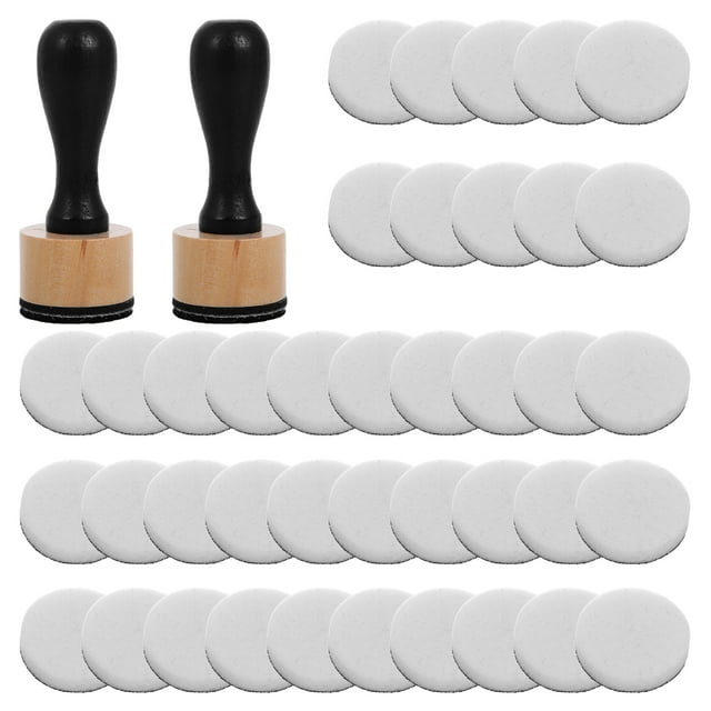2Pcs Ink Blending Tools Assorted Color Wood Sponge For Artists Crafters Dyeing Blending Stamping Scrapbooking