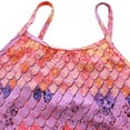 thumbnail image 5 of GYRATEDREAM Girls Swimsuits Mermaid Bathing Suits Toddler Kids One Piece Swimwear 3-14 Years, 5 of 8