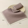 thumbnail image 6 of Naierhg 6Pcs Cotton Towel Super Soft Absorbent Face Towel Long Lasting Hand Towels Quick Drying Bath Towels for Home Brown, 6 of 8