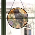 thumbnail image 3 of Hanging Stained Glass for Windows Raven, Festival Gift Ornament, Christmas Ornament Gift, Mother’s Day Keepsake, Valentine’s Day Decor, Keepsake 2025, 3 of 6