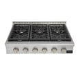 thumbnail image 2 of Crown 36 Inch Professional 84000 BTU, Gas Range Top ART3601, 2 of 11