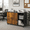 Rustic Brown, variant on GALAXHERO Wood Storage Cabinets with Doors and Shelves, Lateral File Cabinet & Printer Stand with Storage for Home Office, Rustic Brown