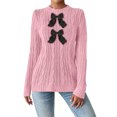 thumbnail image 1 of TINZ Sweater Dress Long Sleeve Oversized Tunic With Exquisite Embroidery And Panel Design Warm Winter Knit Vest Dress Long Pullover Sweater Belted Long Dress, 1 of 7