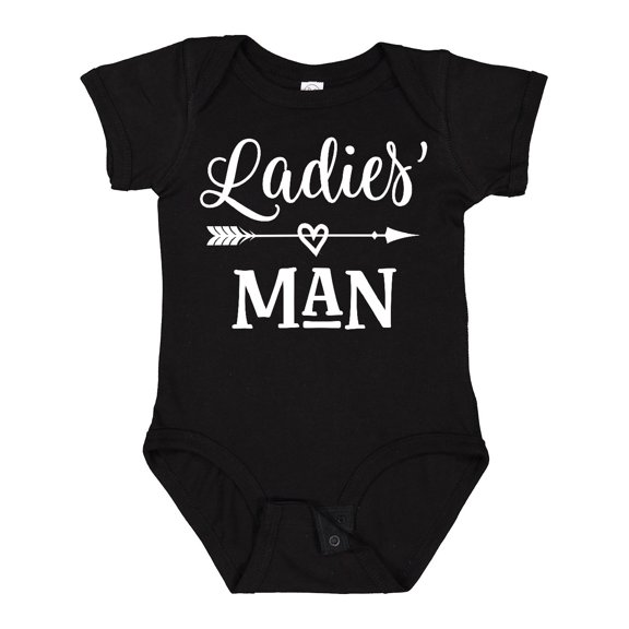Inktastic Valentine Boys Ladies Man Boys Baby Bodysuit