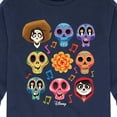 thumbnail image 3 of Coco - Musical Skulls - Toddler And Youth Long Sleeve Graphic T-Shirt, 3 of 5