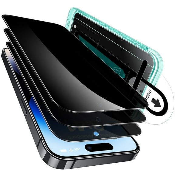 Protector de pantalla de privacidad ESR para iPhone 14 Pro (paquete de 3)