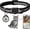 Black, variant on Pet ID Tag-3pcs QR Code Tag Small Personalized Name Plate with Online Profile,Cat Tag Scan QR Receive Instant Pet Location Alert Email,No Subscription or fees(Black & Blue & Pink)