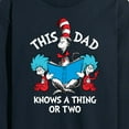 thumbnail image 3 of Hop on Pop - This Dad Knows A Thing Or Two - Men's Long Sleeve T-Shirt, 3 of 5