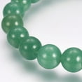 thumbnail image 2 of Pulsera de aventurina con cuentas redondas de aventurina verde natural (1 unidad). Pulsera elástica de 55 mm con cuentas redondas. Conjunto de pulseras multicapa., 2 of 2