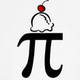 thumbnail image 3 of CafePress - Pi A La Mode Ringer T - 100% Cotton Ringed T-Shirt, 3 of 4