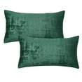 thumbnail image 5 of Home Soft Things Textured Velvet Pillow Covers (Set of 2), - Eden - 14" x 26", 5 of 5
