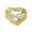 Gold-Tone, variant on Bling Jewelry Womens Couples Love Knot Crystal Bead Charm Infinity Heart Two Tone Gold Plated Silver